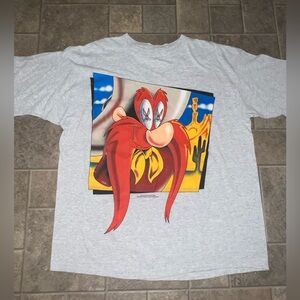 Retro Offical Yosemite Sam Tshirt, 1995 XL. Bugs Bunny, Looney Tunes, Athletic